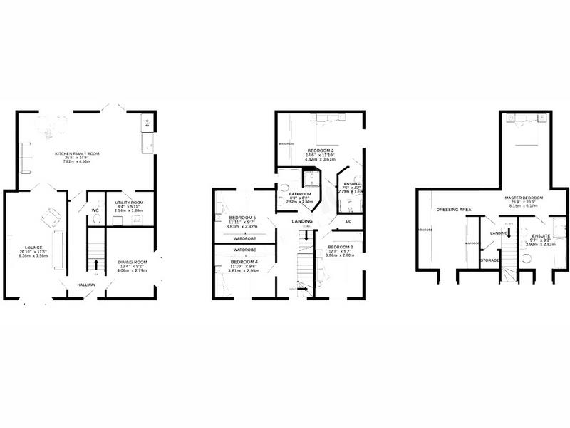 Floorplan Floorplan for Towles Drive, Sileby, Loughborough