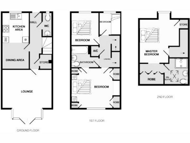 Floorplan Floorplan for Calke Close, Loughborough