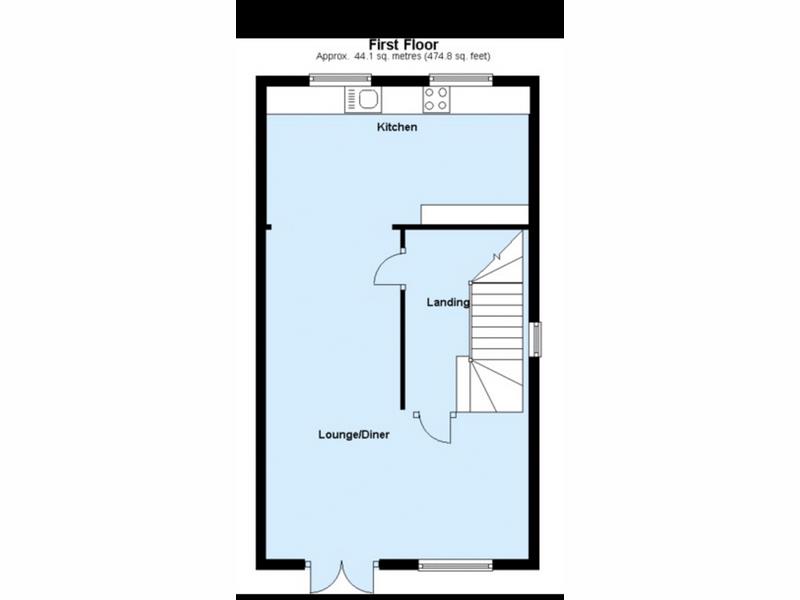 First Floor Floorplan for Lea Drive, Loughborough