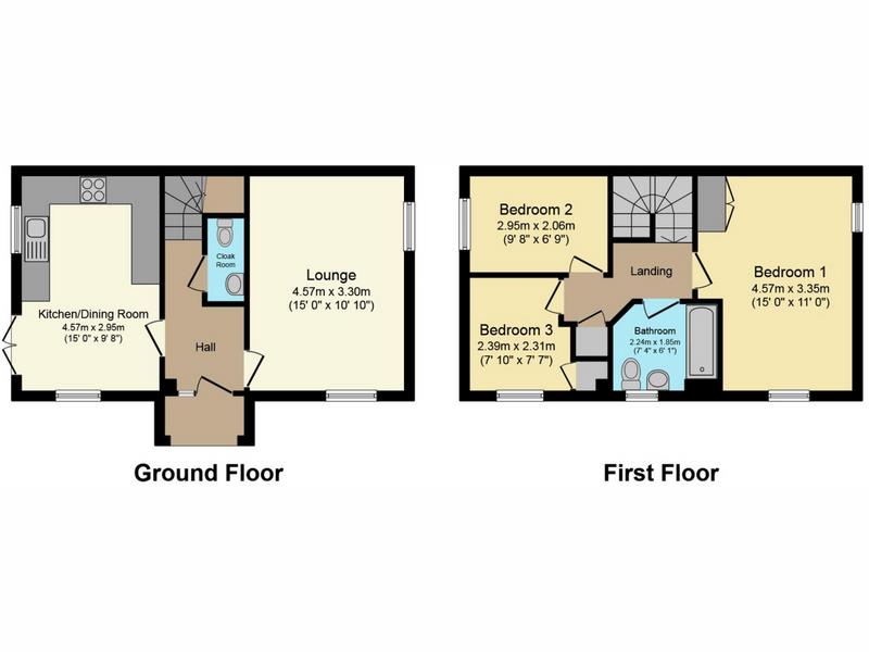 Floorplan Floorplan for Highland Drive, Loughborough