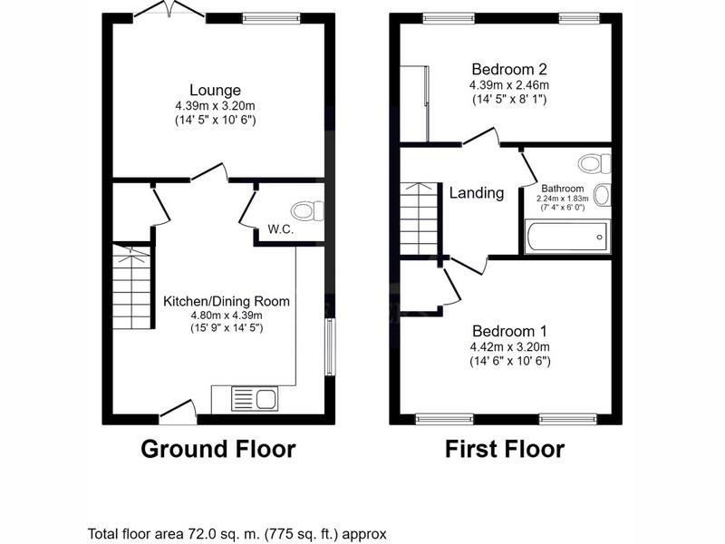 Floorplan Floorplan for Coltman Drive, Loughborough