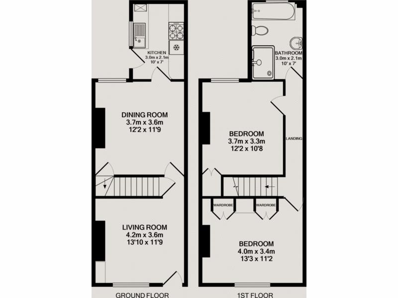 Floorplan Floorplan for George Street, Loughborough