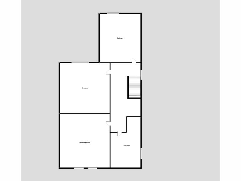 First Floor Floorplan for Central Road, Hugglescote, Coalville