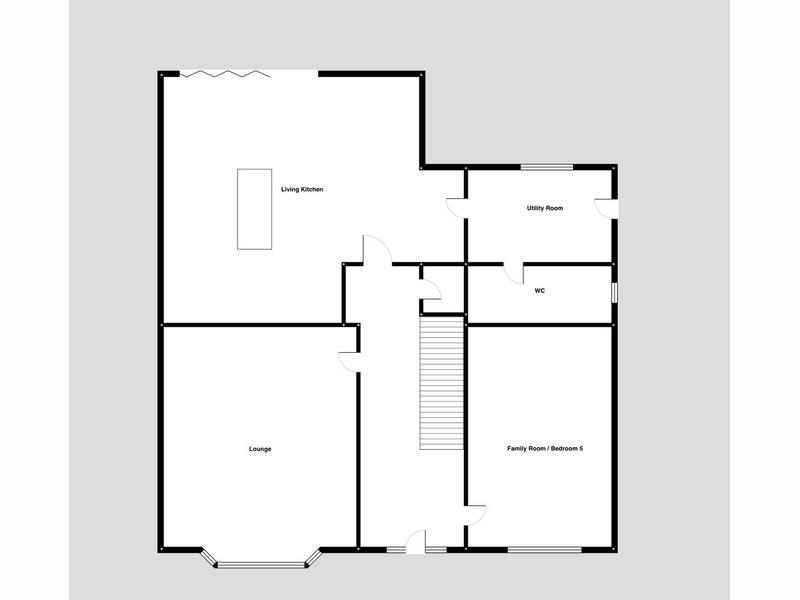 Ground Floor Floorplan for Bradgate Road, Anstey, Leicester