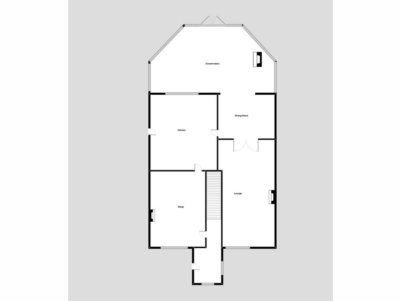 Ground Floor Floorplan for Roecliffe Road, Woodhouse Eaves, Loughborough