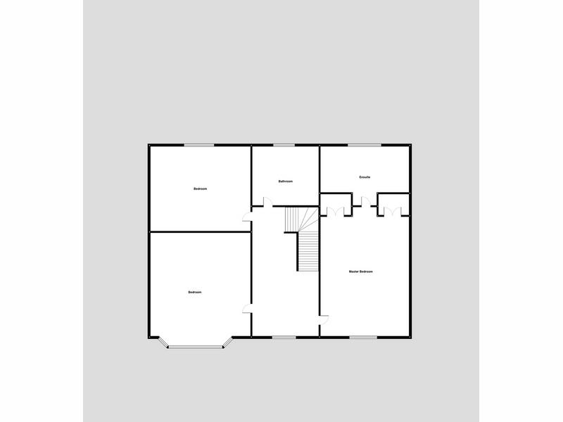 First Floor Floorplan for Markfield Lane, Newtown Linford