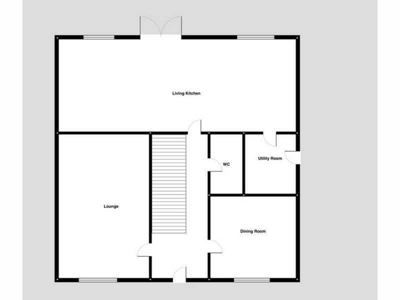 Ground Floor Floorplan for Grace View, Sileby