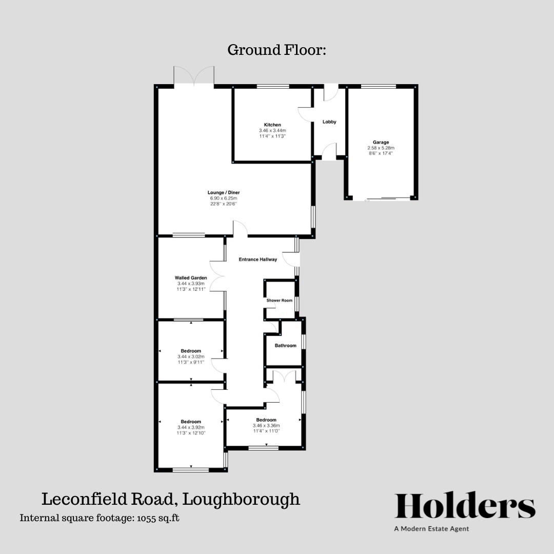 Floorplan Floorplan for Leconfield Road, Loughborough