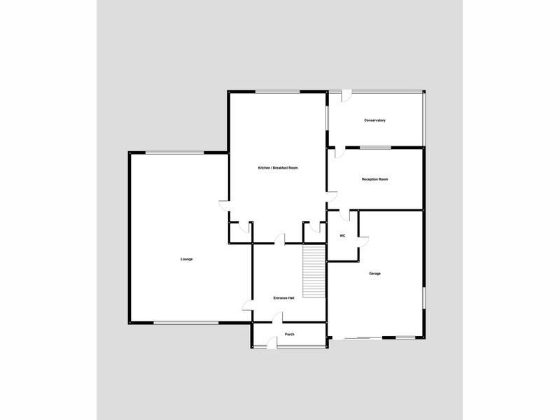 Ground Floor Floorplan for Valley Road, Loughborough