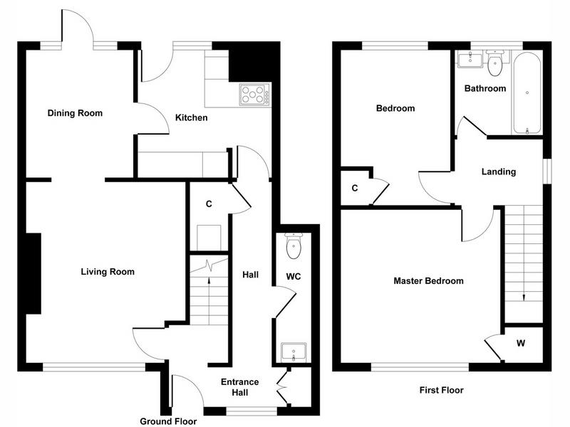 Floorplan Floorplan for Leslie Close, Loughborough