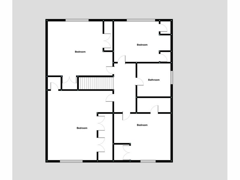 First Floor Floorplan for Pitsford Drive, Loughborough