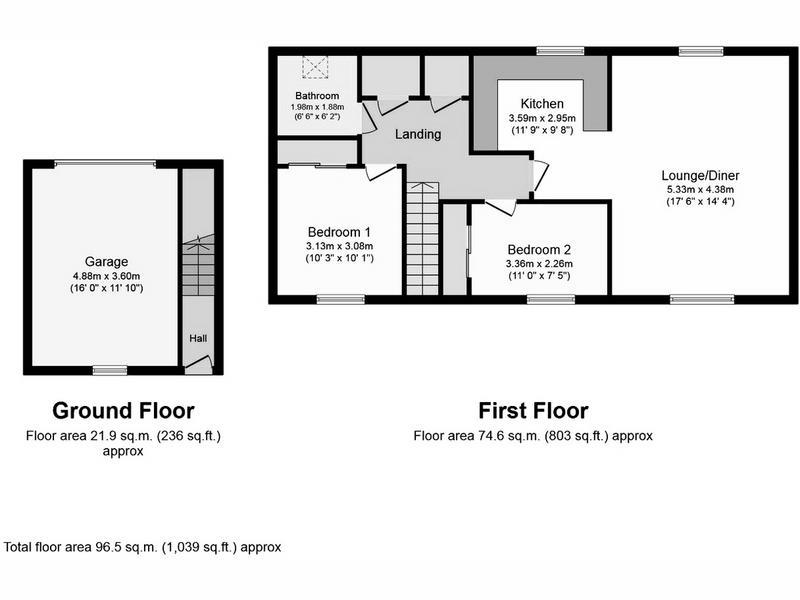 Floorplan Floorplan for John Tiltman Drive, Loughborough