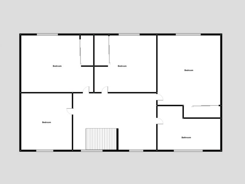 First Floor Floorplan for Walnut Road, Loughborough