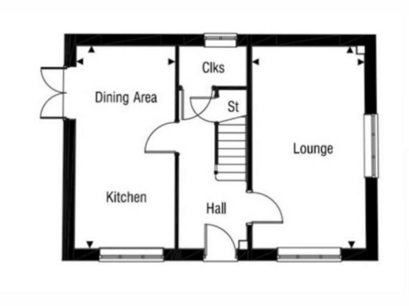 Ground Floor Floorplan for Brookfield Road, Rothley, Leicester