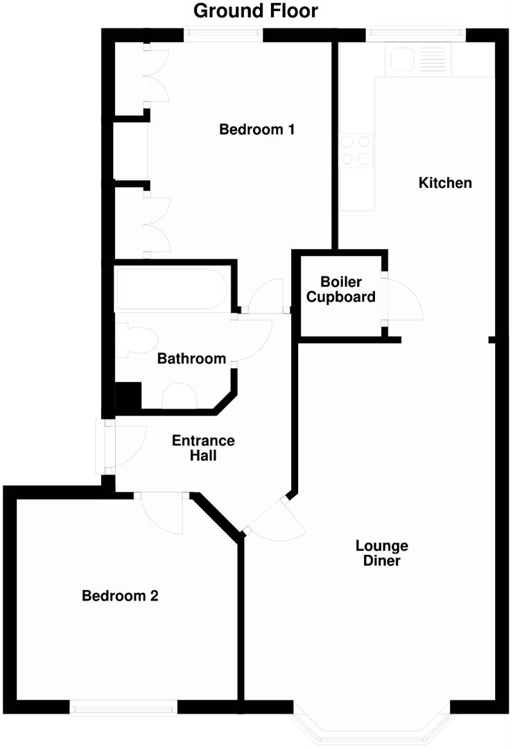 Floorplan Floorplan for Darwin Crescent, Loughborough