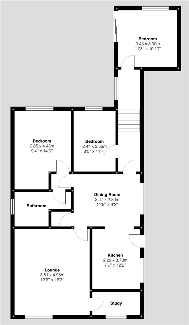 Floorplan Floorplan for Suthers Road, Kegworth, Derby