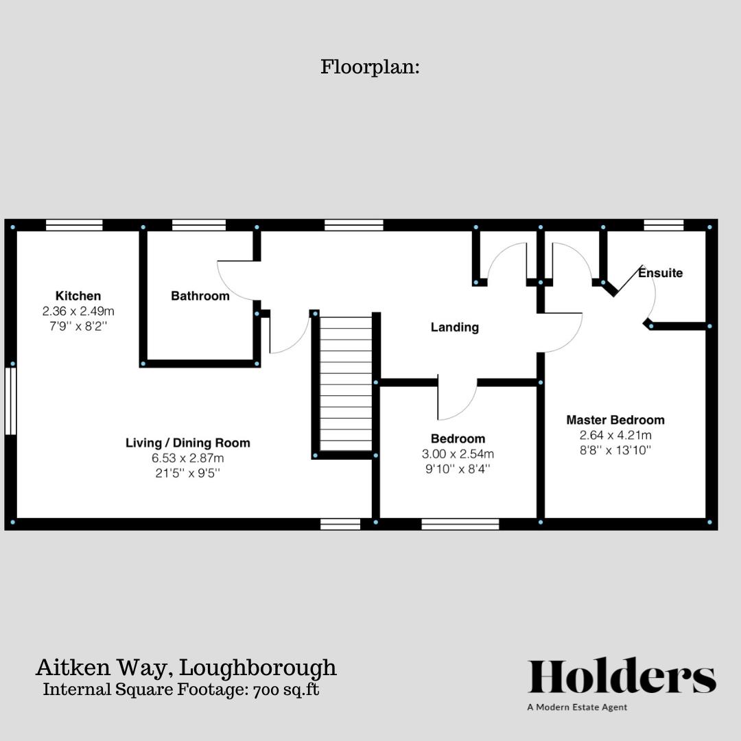 Floorplan Floorplan for Aitken Way, Loughborough