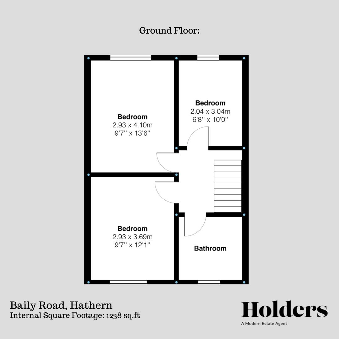 First Floor Floorplan for Baily Road, Hathern