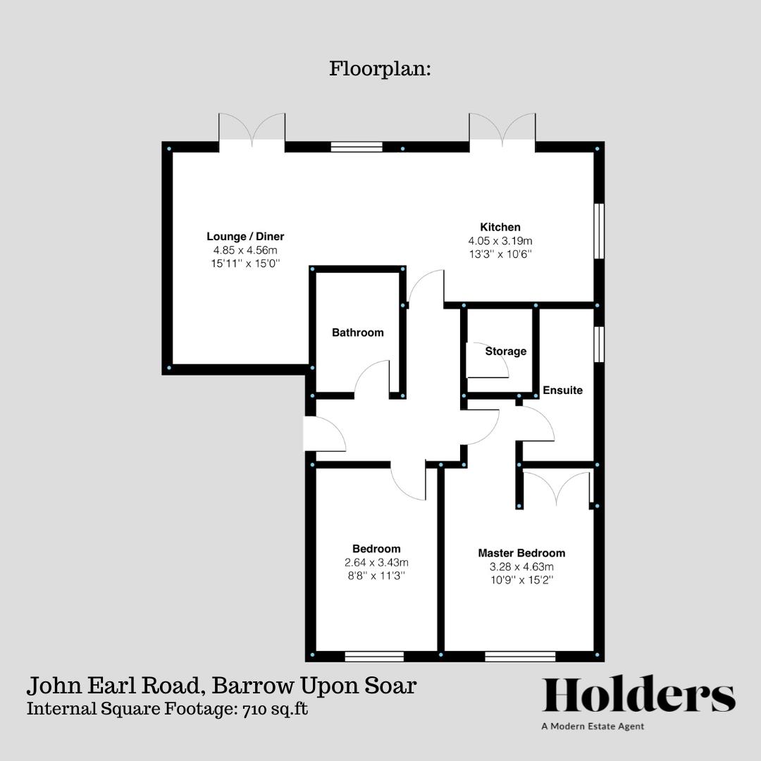 Floorplan Floorplan for John Earl Road, Barrow Upon Soar, Loughborough