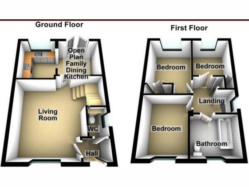 Floorplan Floorplan for Howgate Close, Sileby, Loughborough