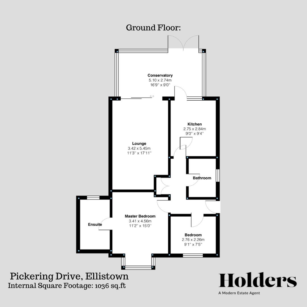 Floorplan Floorplan for Pickering Drive, Ellistown, Coalville