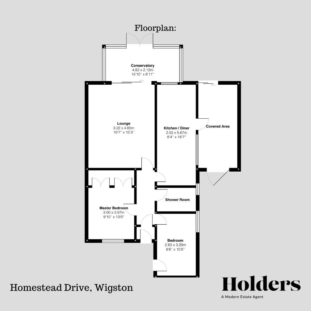 Floorplan Floorplan for Homestead Drive, Wigston