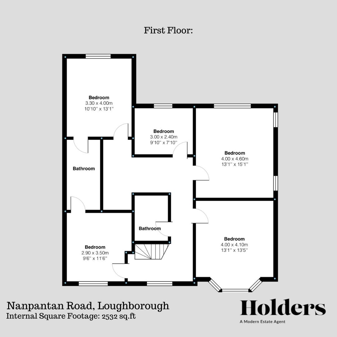 First Floor Floorplan for Nanpantan Road, Nanpantan